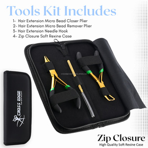Professional Hair <b>Extension</b> Tools <b>micro</b> beads Pliers Remover Rings Beads Remover Lap Joint Plier stainless steel - Product Image 2