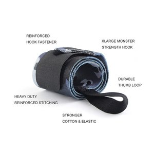 Vente en gros de bandages pour les mains en néoprène sur mesure avec fermeture à boucle meilleurs bandages de soutien pour les arts martiaux - Product Image 6