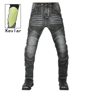 Pantalones vaqueros de moto fabricados en Pakistán para hombre, pantalones vaqueros de moto, equipo de protección para montar, pantalones de motocross - Product Image 1