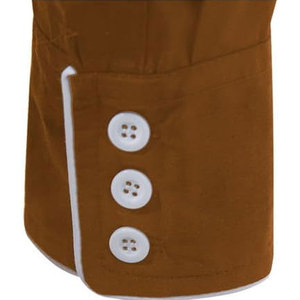 High Street Factory Supply Camisas bordadas Streetwear Cómodo Color sólido Oem Diseño Camisas bordadas para adultos - Product Image 6