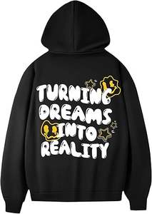 Sudadera con capucha extragrande de estilo urbano para hombre, sin cordón, con cremallera, lavado ácido vintage, venta al por mayor - Product Image 2