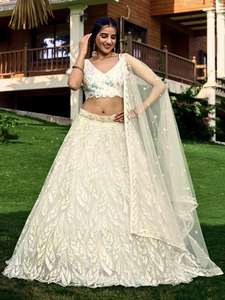 Lehenga choli งานปักลวดลายหนา - Product Image 5