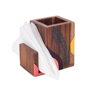 Premium Wooden Cutlery Holder for Convenient OrganizationCutlery Holder for a Contemporary Look - Product Image 2