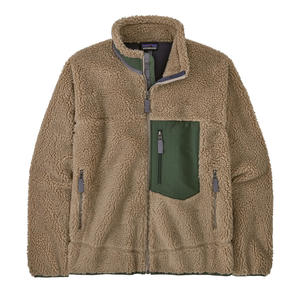 Nouveau design personnalisé de veste en polaire de laine à col rabattu solide pour hommes vestes en polaire chaudes d'hiver décontractées - Product Image 1