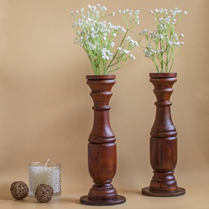 Vase à fleurs en métal design pour la décoration intérieure élégante Pièce centrale de table de mariage, événement ou réception - Product Image 3