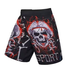 Shorts de combat MMA personnalisés 2025 pour hommes, sérigraphie, 100% polyester, 240g, équipement BJJ, technique lavée, marque personnalisée, service OEM - Product Image 3