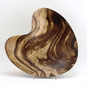 จานไม้รูปหัวใจทำจากไม้มะม่วง12ถาดเสิร์ฟไม้หนึ่งอันสินค้าขายดีชามตกแต่งต้นมะม่วงพร้อมต้นไม้ - Product Image 1