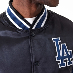 Wholesale Custom Best Quality Streetwear Men College Satin Varsity <b>Jacket</b> <b>Waterproof</b> Eco-Friendly Thick <b>Winter</b> - Product Image 4