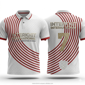 Polo personnalisé pour homme, sublimation, séchage rapide, style gothique brodé, t-shirt de golf pour homme - Product Image 4