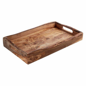 Bandeja Ovalada de Madera de Mango Vintage con Asa, Bandeja de Cocina Moderna Decorativa de Madera para Mesa, Marrón, Hecha a Mano, Decoración del Hogar - Product Image 4