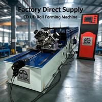 Machine de profilage de profilés en acier léger Ironstar 2-en-1 pour canaux en CU et en U, machine de fabrication de montants et de rails pour cloisons sèches à double ligne