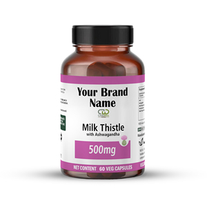 Capsules d'extrait de chardon-marie naturel de haute qualité OEM, 240 unités, complément alimentaire à base d'artichaut, soutien à la détoxification, approvisionnement en vrac pour adultes - Product Image 1