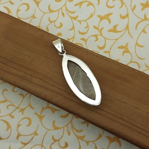Natural Marquise Rutile Quartz Pendant 925Sterling <b>Silver</b> Handmade Pendant Fine Jewelry Pendant & <b>Charms</b> Necklace <b>Silver</b> Jewelry - Product Image 6