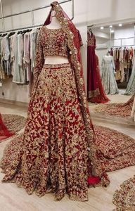 ใหม่ที่ทันสมัยอินเดีย/ปากีสถานที่สวยงาม KOTI--LEHENGA กับเส้นทางแต่งตัวประดับประดา DABKA,หินลูกปัดแก้วทำงานสำหรับงานแต่งงาน @ 2022 - Product Image 2