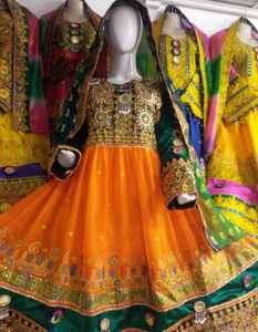 Tribal Ethnic Vintage Kuchi <b>Dress</b>, Afghan/Pakistan Kuchi Party Traditional Multi Color <b>Dress</b> 2023 - Product Image 1