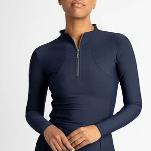 Pantalon d'équitation pour femme respirant, léger, évacuant l'humidité, à séchage rapide, tissu extensible, taille haute, complet - Product Image 1