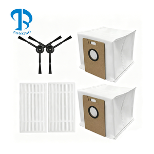 Ensemble adapté pour TP-Link <span class=keywords><strong>Tapo</strong></span> RV30 Max Plus / RV20 Max Plus Robot aspirateur pièces de rechange côté coin brosse Hepa filtre sac à poussière - Product Image 1