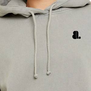 Acid Wash Vintage 2026 Faded Distressed Mujeres Sudadera de gran tamaño Poliéster Algodón Invierno Casual Patrón sólido - Product Image 5