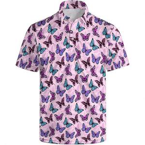 Chemises pour hommes de haute qualité, décontractées, pour le golf et le rugby, imprimées, 100% polyester, séchage rapide, impression numérique, taille grande, surdimensionnées - Product Image 3