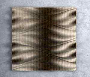 Décoration murale en bois 3D Art déco personnalisée, tête de lit paramétrique pour fond de fête d'anniversaire, design moderne fait à la main à prix avantageux - Product Image 5