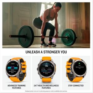 Reloj Inteligente GPS Multideporte Garmin fenix 8 de Alta Calidad, 51 mm, AMOLED, Zafiro, Premium - Product Image 3