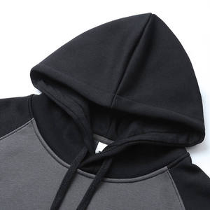 เสื้อฮู้ดสวมหัวโอเวอร์ไซส์สำหรับผู้ชายเสื้อสเวตเชิ้ตมีฮู้ดแบบเย็บติดและซิสเตอร์กลับด้านลายพิมพ์หน้าจอผ้าไหม - Product Image 3