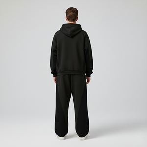 Chándal Deportivo de Dos Tonos para Hombre, de Alta Calidad, al por Mayor, Corte Regular, con Capucha, Estampado Personalizado, de Poliéster/Algodón, Cómodo - Product Image 6