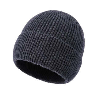 New Arrival Soft Fabric 3D Embroidery Breathable <b>Waterproof</b> 100% Wool <b>Beanie</b> Caps for Unisex High Quality Customized - Product Image 1