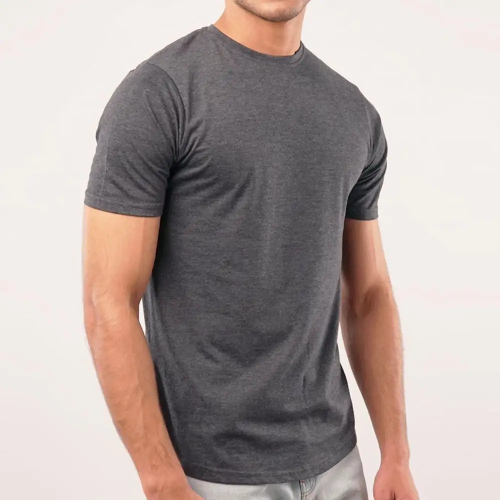 Neues Design Großhandel Fabrik Blank Kurzarm Weiche 100% Baumwolle Schwarz-Weiß-Farbe Benutzer definiertes Logo Männer T-Shirts