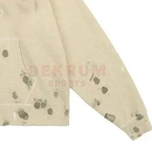 Sudaderas con Capucha para Hombre, Diseño Desgastado, a la Moda, Invierno 2026, Transpirables, con Cierre, Color Sólido, Venta al Por Mayor, MOQ Bajo - Product Image 2