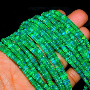 AAA + ลูกปัดโอปอลเวลล์เอธิโอเปียนสีเขียวประกายวิบวับพร้อมของขวัญคริสต์มาส - Product Image 3