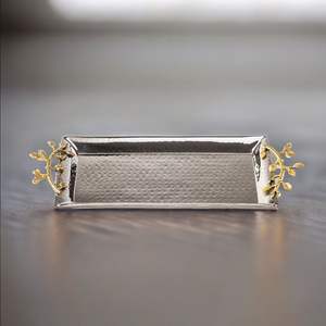 Plateau de service robuste en acier inoxydable avec bords lisses construction durable pour les entreprises de restauration commerciale professionnelle - Product Image 4