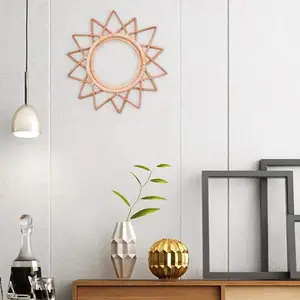 New style round mirrors decor wall/ wall mirrors home decor cheap price buying in large quantity Made In Vietnam