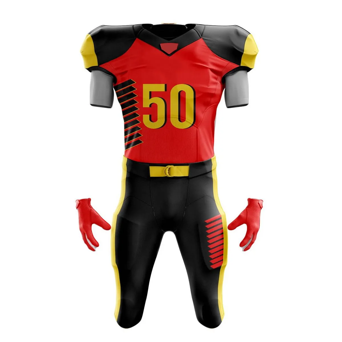 Sublimatie Gemaakt Jeugd American Football Team Uniformen Quick Dry Amerikaanse Voetbal Uniform Voor Unisex Door Alif Trend Bedrijven