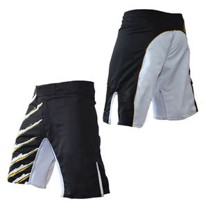 Pantalones cortos de lucha MMA informales sólidos de alta calidad en todos los colores Unisex adulto con logotipo personalizado posición frontal transpirable - Product Image 3