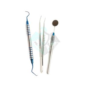 Ensemble d'examen dentaire sur mesure 3 pièces en acier inoxydable matériel japonais - Product Image 2