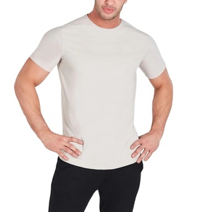 T-shirt de sport pour homme à col rond, séchage rapide, anti-transpiration, fabrication sur mesure en gros, fournisseur de t-shirts - Product Image 1