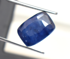 เบาะรองนั่งแซฟไฟร์กำมะหยี่สีฟ้าอ่อน11.5ชิ้น, ของขวัญแต่งงาน September birthstone สำหรับแหวนหมั้นครบรอบ14X10X7มม. - Product Image 1