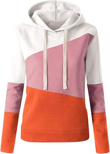 Venta al por mayor estilo de EE. UU. Señoras con capucha Zip ropa de algodón Otoño/Invierno sudaderas con capucha de gran tamaño para las mujeres de moda y asequible - Product Image 5