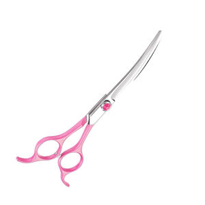 Ciseaux de toilettage pour animaux de compagnie de cheveux russes 7 pouces finition polonaise en acier inoxydable chat coupe de cheveux ciseaux de toilettage avec Double repose-doigt - Product Image 2