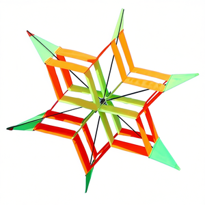 ว่าวบีดีที แบบสายเดี่ยว 3 มิติ ลายดอกบัว ของเล่นชายหาด พร้อมสายยาว 30 เมตร และขนาดแนวทแยง 150 ซม. - Product Image 2