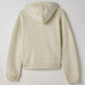 Algodón de lujo Terry Heavyweight No Drawstring Pullover Hombres Sudaderas con capucha de gran tamaño Fitness Plain Men Hoodie Pullover Oversized Solid - Product Image 5