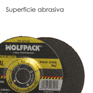 Disco abrasivo Plus per smerigliatura Ø 125 x Ø 22 mm. Spessore 6,0 mm. - Product Image 3
