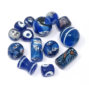 Wholesale Bulk Custom 14x18 mm White Cylindrical Designer Glass <b>Beads</b> Color Crystal Lampwork Jewelry Making <b>Beads</b> - Product Image 2