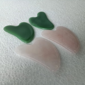 Guasha พลอยธรรมชาติที่กำหนดเองทำจากโรสควอตซ์และอัญมณีหยกเหมาะสำหรับการขายโดยการนวดและศิลปิน - Product Image 4