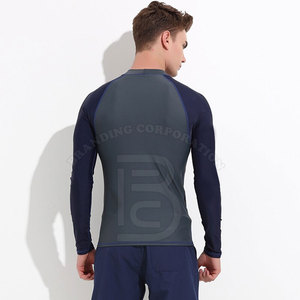 Venta caliente Rush Guard Hombres Tamaño personalizado Compresión cómoda Fitness Rash Guard Manga larga Hombres BJJ MMA Compresión Rash Guard - Product Image 5