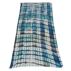 Chal de algodón modal 100% sin costuras de tartán para mujer, estampado Digital, textura suave, último diseñador de moda, aspecto moderno, precio barato - Product Image 2