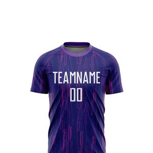 Ropa de Fútbol para Hombre de Secado Rápido con Diseño Personalizado, Camiseta Cómoda de Manga Corta para Entrenamiento, Servicio OEM Disponible - Product Image 4
