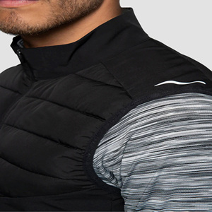 Reflective Branding Full Zip Fastening Black Mens Gilet Jacket with Easy Access Zipped Pockets and Quilting to Front and Back - Product Image 5