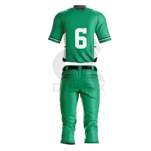 Uniforme de baseball léger, best-seller, 100% polyester, antibactérien, personnalisable, vêtements de sport confortables pour la vente en ligne - Product Image 2